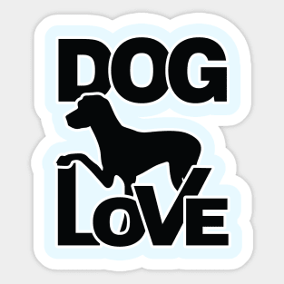 Dog Love - Love Dogs - Gift For Dog Lovers Sticker